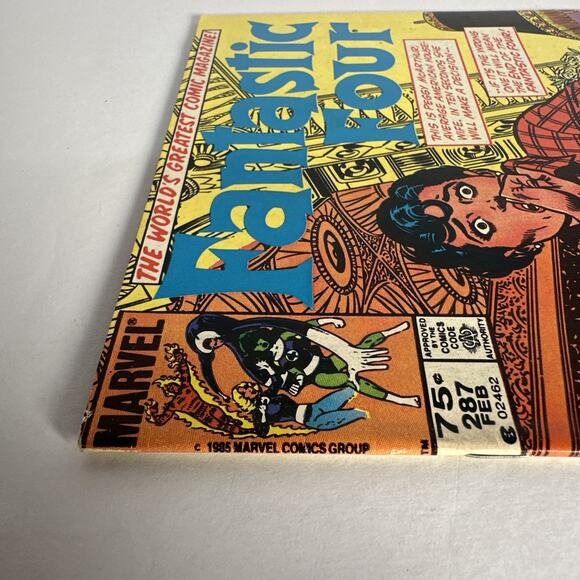 MARKS JEWLERS Fantastic Four #287 Marvel Comics (1986) Doctor Doom - Picture 4 of 5